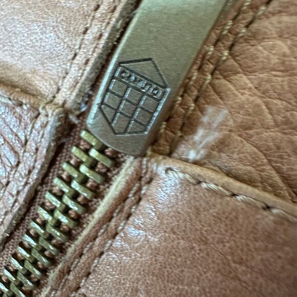 Vince Camuto Biker Marcin Grunge Brown Leather Moto Ankle Boots Studded Women 8B - Picture 8 of 15